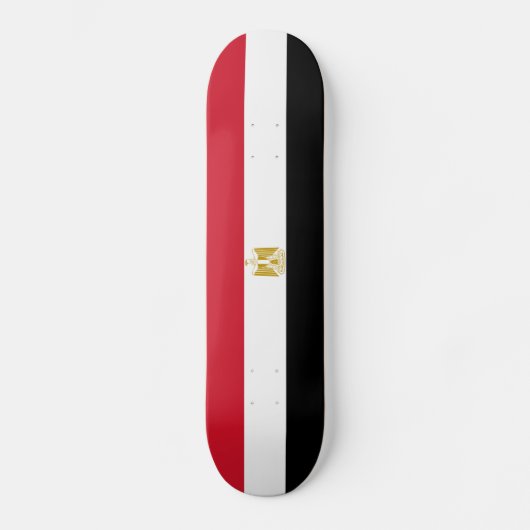 Ägyptische Flagge Skateboard (Vorderseite)