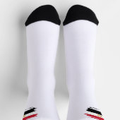Ägyptische Flagge Socken (Oben)