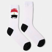 Ägyptische Flagge Socken (Rechts)