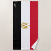 Ägyptische Flagge Splendid Patriotic Strandtuch (Vorderseite)