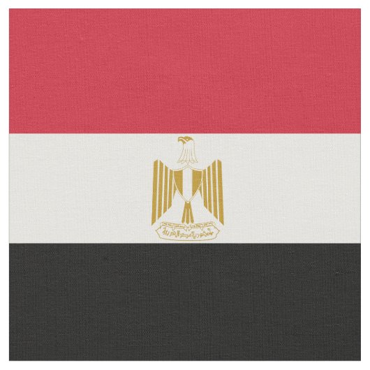Ägyptische Flagge Stoff (Nahaufnahme)