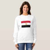 Ägyptische Flagge Sweatshirt (Vorne ganz)