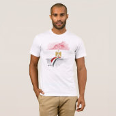 Ägyptische Flagge T-Shirt (Vorne ganz)