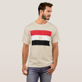 ägyptische Flagge T-Shirt (Vorne ganz)