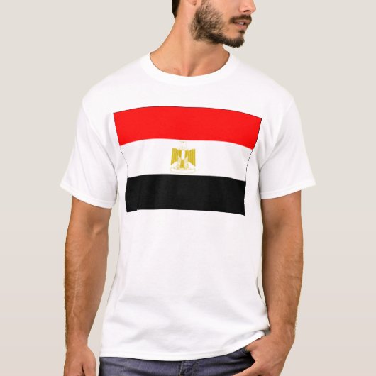 ägyptische Flagge T-Shirt (Vorderseite)