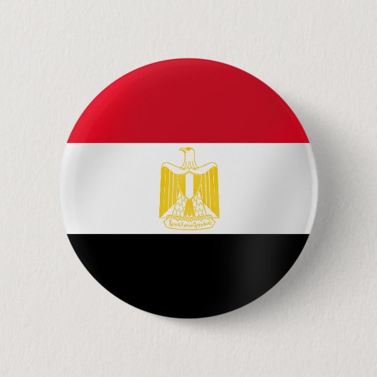 Ägyptische Flagge - T-Shirts und Geschenke Button (Vorderseite)