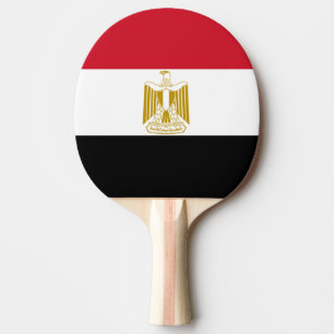 Ägyptische Flagge Tischtennis Schläger