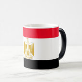 ägyptische Flagge Verwandlungstasse (VorderseiteRechts)