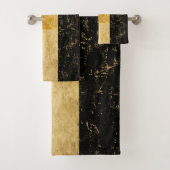 Ägyptische Flagge Vintag Grunge Badhandtuch Set (Insitu)