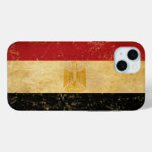 Ägyptische Flagge Vintag Grunge Case-Mate iPhone Hülle (Rückseite (Horizontal))