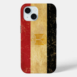 Ägyptische Flagge Vintag Grunge Case-Mate iPhone Hülle