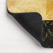 Ägyptische Flagge Vintag Grunge Design Mousepad (Ecke)