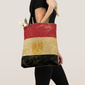 Ägyptische Flagge Vintag Grunge Design Tasche (Von Nahem)