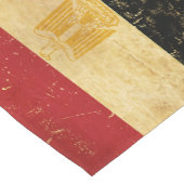 Ägyptische Flagge Vintag Grunge Kurzer Tischläufer (Ecke)