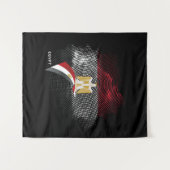 Ägyptische Flagge Wandteppich (Vorderseite (Horizontal))
