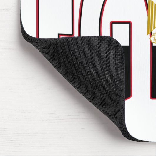 Ägyptische Flagge/Wort Mousepad (Ecke)