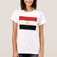 Ägyptische Flagge x Karte T - Shirt