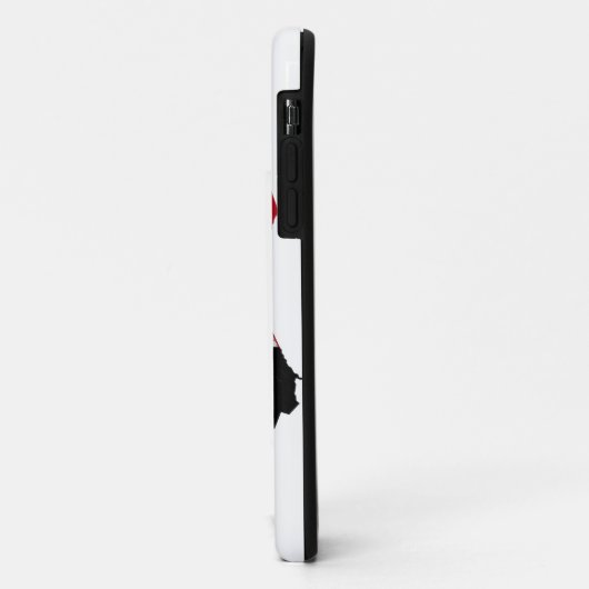 Ägyptische Flaggenkarte Crackle Case-Mate iPhone Hülle (Hinten/Links)