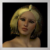 Ägyptische Frau 01 Print Poster (Vorne)