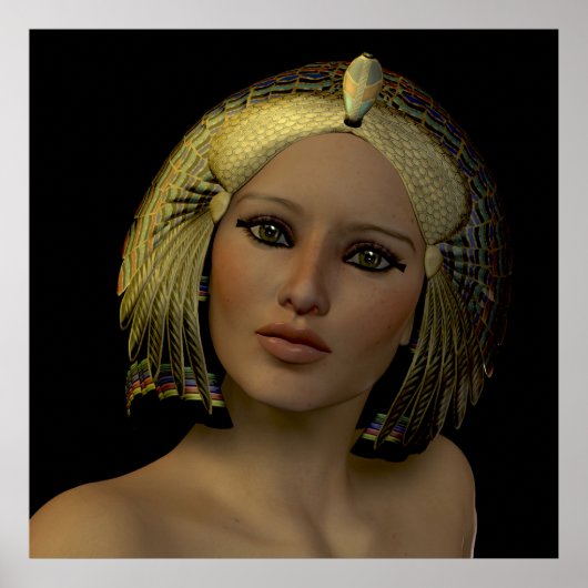 Ägyptische Frau 01 Print Poster (Vorne)