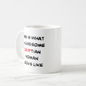ägyptische Frau, großartig Kaffeetasse (Vorderseite Links)