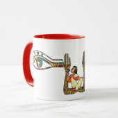 ägyptische Fusion Tasse (Vorderseite Links)