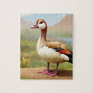 Ägyptische Gans auf dem Wasser Puzzle