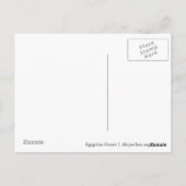 Ägyptische Gans Postkarte (Rückseite)