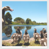 Ägyptische Gänse Aufkleber (Blatt)