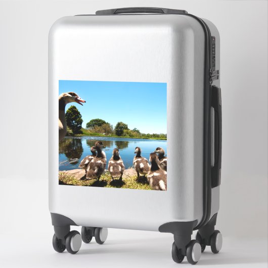 Ägyptische Gänse Aufkleber (Koffer)