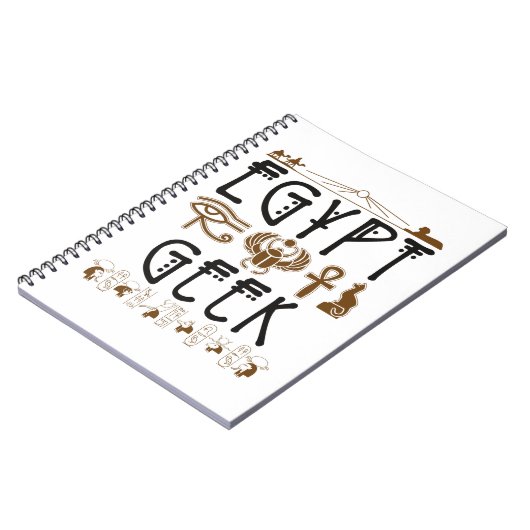 Ägyptische Geek Antike ägyptische Archäologie Notizblock (Linke Seite)