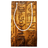 Ägyptische Gold-Script-Geschenktasche Kleine Geschenktüte (Vorderseite)