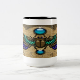 Ägyptische Golden Scarab Tasse