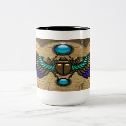 Ägyptische Golden Scarab Tasse (Mittel)