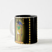 Ägyptische Gott Anubis Tasse (Vorderseite Links)