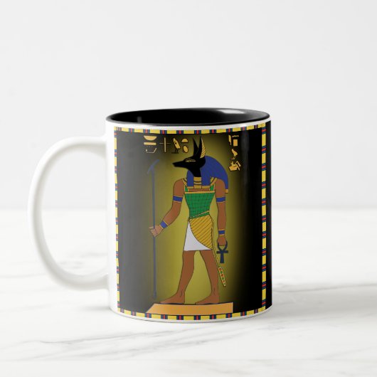 Ägyptische Gott Anubis Tasse (Links)