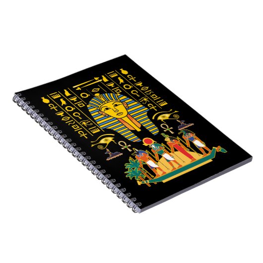 Ägyptische Götter Ägypten Pharao Deities Anubis Ho Notizblock (Rechte Seite)