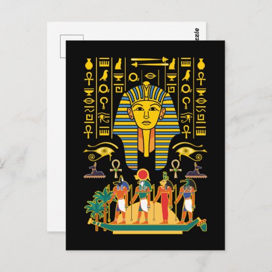 Ägyptische Götter Ägypten Pharao Deities Anubis Ho Postkarte (Vorne/Hinten)