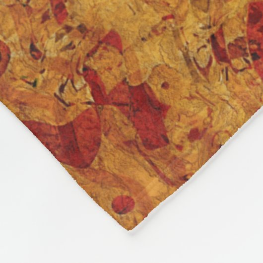 Ägyptische Götter Fleecedecke (Ecke)