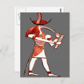 Ägyptische Götter *Memphian Ptah* Postkarte (Vorne/Hinten)