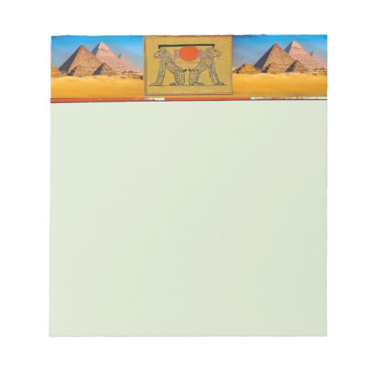 Ägyptische Götter Notepad Notizblock (Vorderseite)