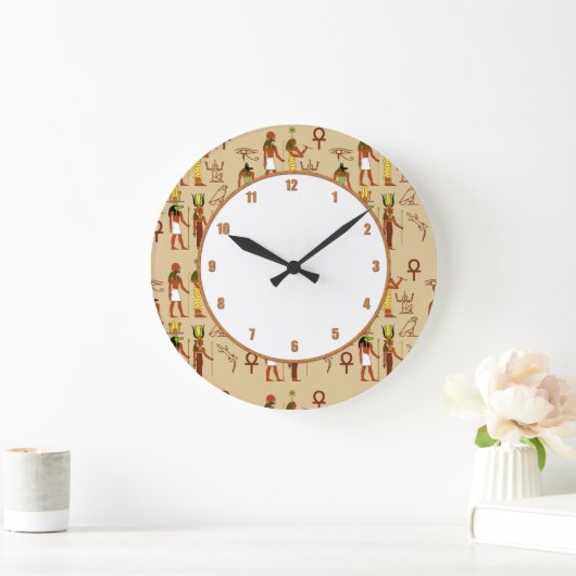 Ägyptische Götter und Göttinnen Große Wanduhr (Zuhause)