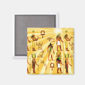 Ägyptische Götter und Göttinnen Magnet (Vorderseite/Rückseite)
