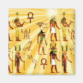 Ägyptische Götter und Göttinnen Magnet (Vorne)