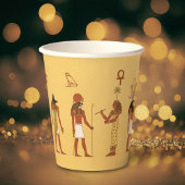 Ägyptische Götter und Göttinnen Pappbecher