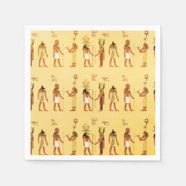 Ägyptische Götter und Göttinnen Serviette