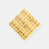 Ägyptische Götter und Göttinnen Serviette (Ecke)