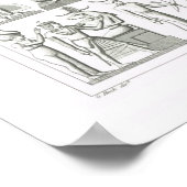 Ägyptische Götter und religiöse Symbole Poster (Ecke)