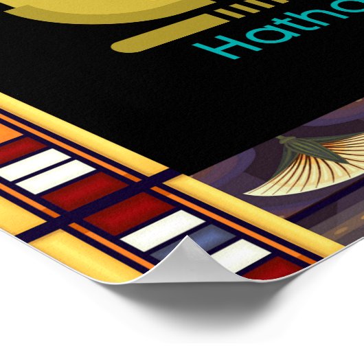 Ägyptische Gottheiten Poster (Ecke)