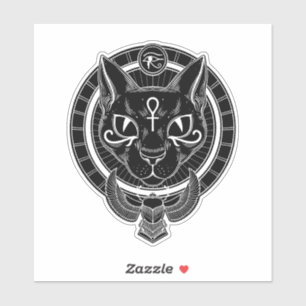 Ägyptische Göttin Bastet Sticker
